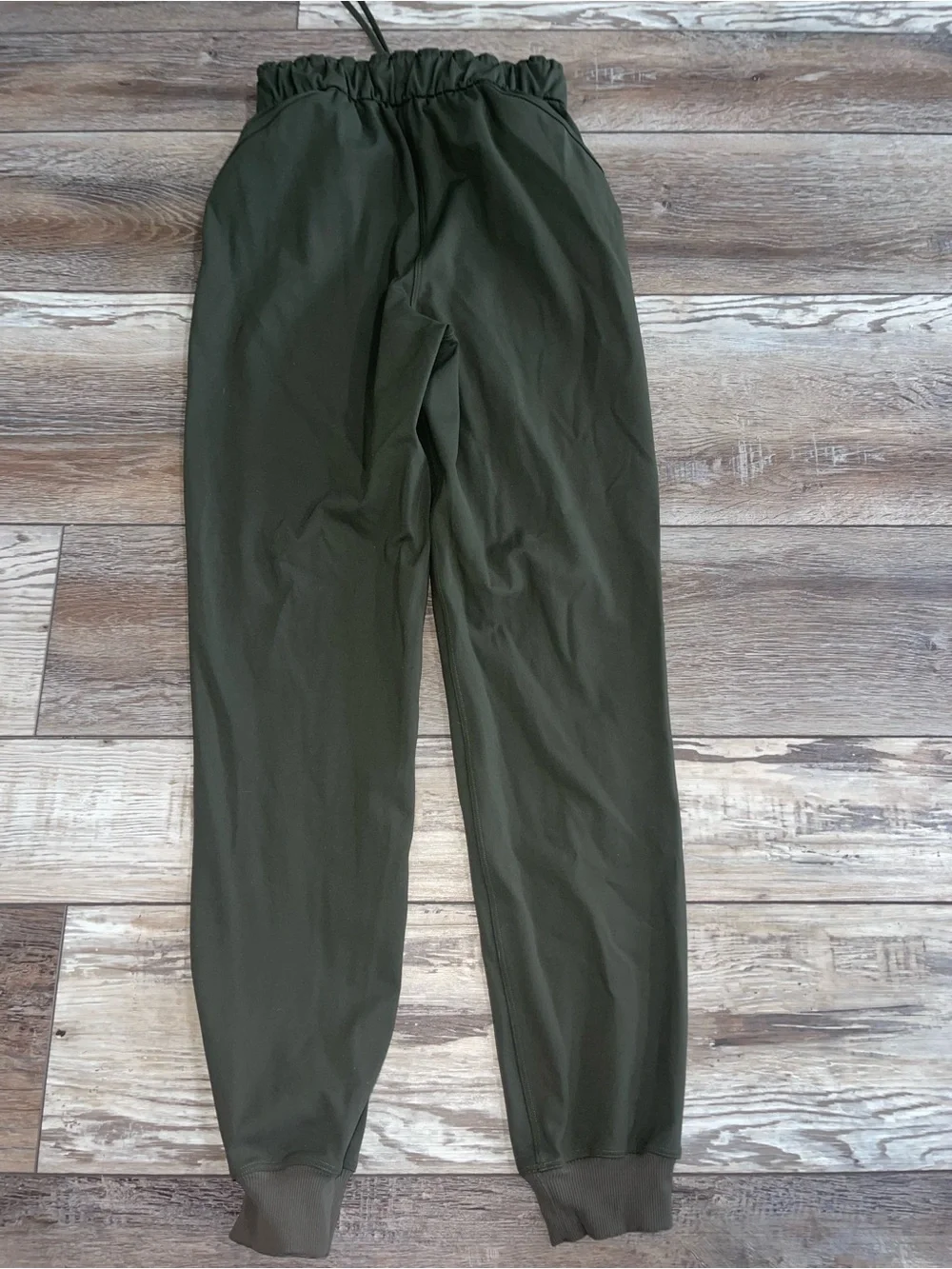 Lululemon Stretch High-Rise Jogger PantsDark Olive W5DQDS Size 2 Travel Casual